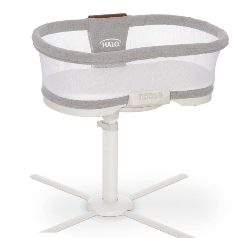 Halo Innovations BassiNest Swivel Sleeper Luxe - Dove Gray Tweed